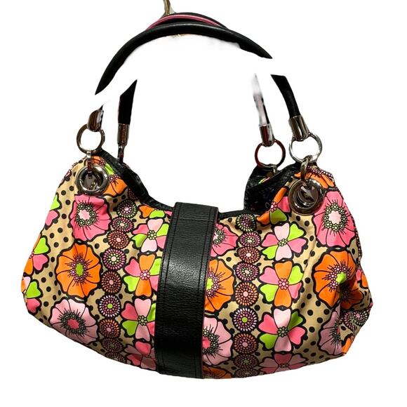 Lesportsac for The OC Collection - Bright n' Colorful retro look crescent purse - Picture 5 of 13